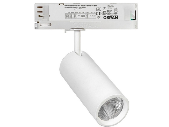 Σποτ Ράγας VK/04350/TR/W/40/927 220-240V Led 18.5W 2700K 1.958lm 40° IP20 White VKLed