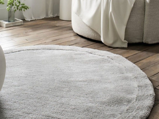 Χαλί Heaven 802/48 Cloud Grey Gofis Home 150X150cm Round