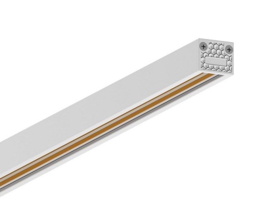 Μαγνητική Ράγα Λεπτή Eiva VK/04583/TR/S/1.5/W Led 48V Dali Εξωτερική - Κρεμαστή 1,5m White VKLed