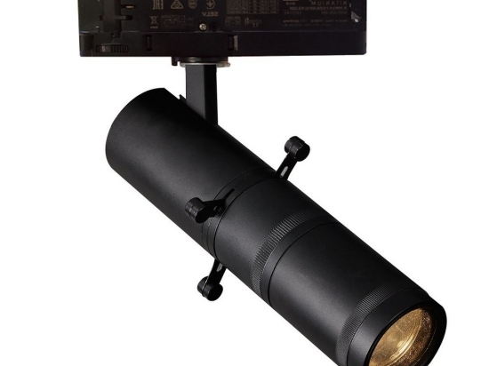 Σποτ Ράγας Zoom VK/04453/TR/B/W 36V Led 25W 3000K 15°/1180lm 21°/1600lm 15°-21° IP20 Black VKLed