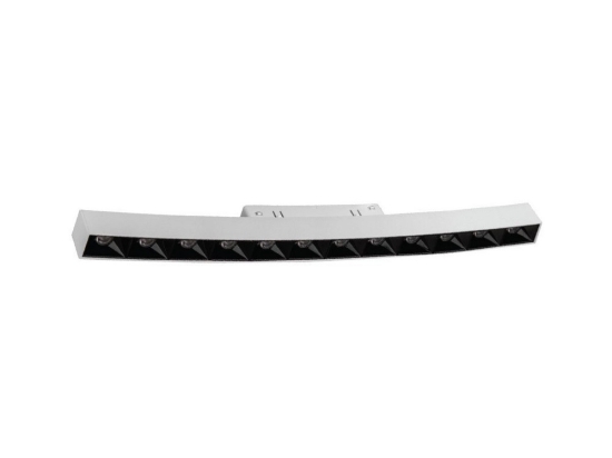 Γραμμικό Φωτιστικό Led Ento VK/04627/TR/DA/1/W/W Για Στρογγυλή Μαγνητική Ράγα Dali 48V 3000K 12W 990lm CRI>90 Για Διάμετρο 1m White VKLed