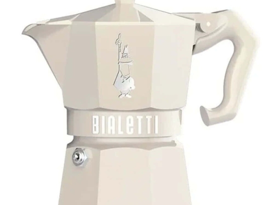 Καφετιέρα Espresso Moka Exclusive 209.0009059 3Cups Cream Bialetti Αλουμίνιο