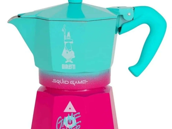 Καφετιέρα Espresso Moka Express Squid Game 209.0005391 3Cups Multi Bialetti Αλουμίνιο