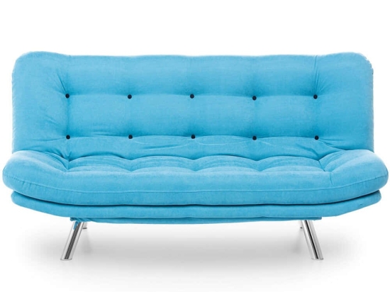 Καναπές - Κρεβάτι Τριθέσιος Misa 859FTN1307 200x105x95cm Turquoise