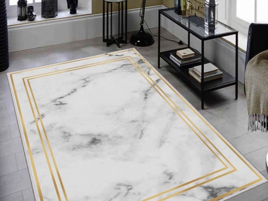 Χαλί Hmnt594 474HFT1128 Gold-White-Grey Conceptum Hypnose 60X100