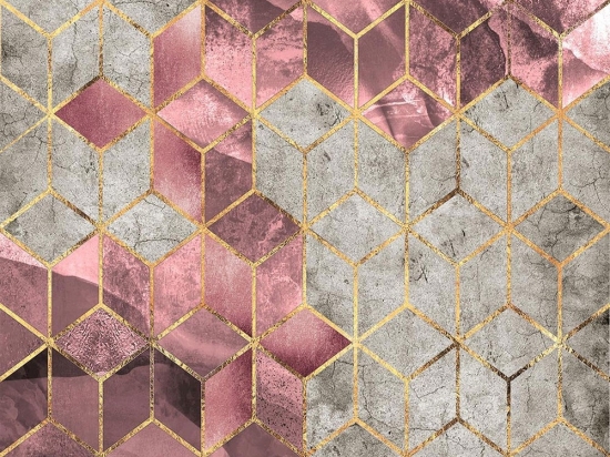 Χαλί Hmnt771 478HFT1204 Rose-Gold Conceptum Hypnose 160X230cm