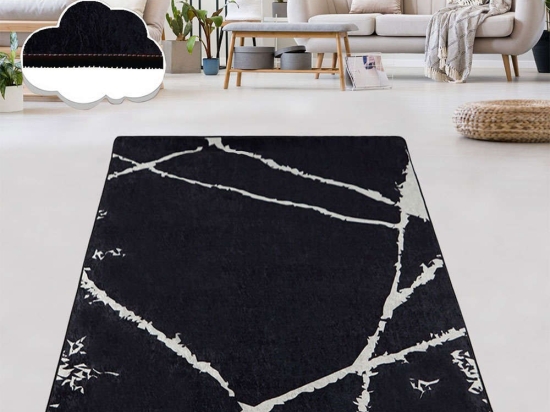Χαλί Broken 286CHL6557 Black-White Conceptum Hypnose 80X300cm