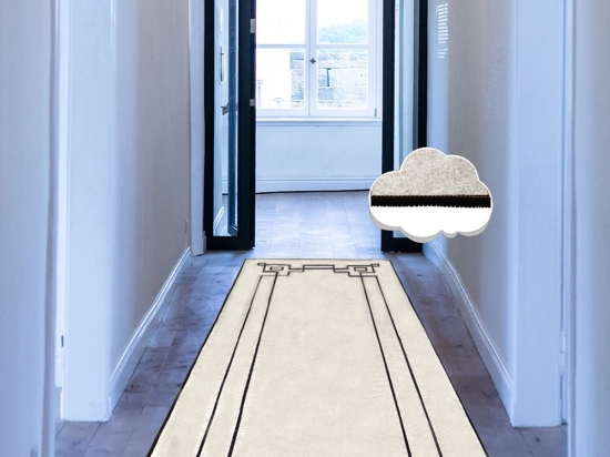 Χαλί Square 286CHL6723 Ecru Conceptum Hypnose 100X200cm