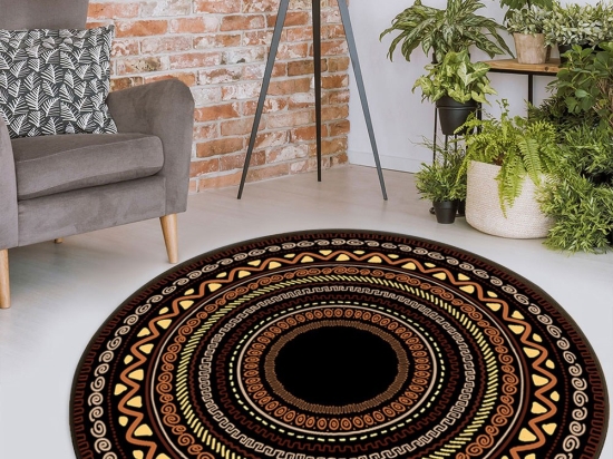 Χαλί Mistik Mandala 286CHL7078 Multi Conceptum Hypnose 100X100cm Round