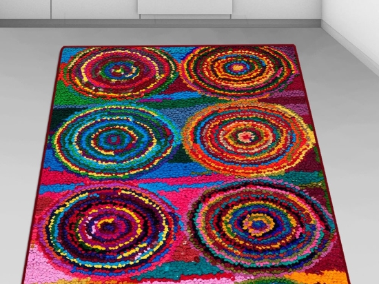 Χαλί Boule Coloree 287CHL1755 Multi Conceptum Hypnose 80X140cm