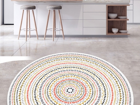 Χαλί Broderie Çap 287CHL1770 Multi Conceptum Hypnose 120X120cm Round