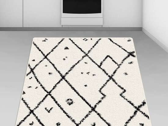 Χαλί Dalmata 287CHL2065 Ivory-Black Conceptum Hypnose 150X200cm