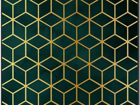 Χαλί Asr Crpt-98 288NGR2156 Green-Gold Conceptum Hypnose 180X280cm