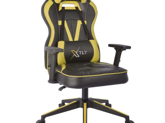 Καρέκλα Γραφείου Gaming XFly Vendetta 928STX1102 62x46x120cm Black-Yellow