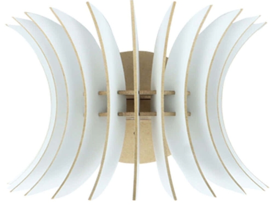 Φωτιστικό Τοίχου - Απλίκα 390FLH2101 28x20x20cm E27 40W White Opviq