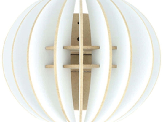 Φωτιστικό Τοίχου - Απλίκα 390FLH2113 19,5x16,5x19,5cm E27 40W White Opviq