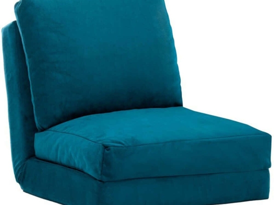 Πουφ Πολυθρόνα Αναδιπλούμενη Taida 859FTN2318 60x68x62cm Petrol