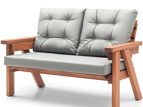 Καναπές Διθέσιος Abant 676HDS1140 131x80x88cm Grey Διθέσιος