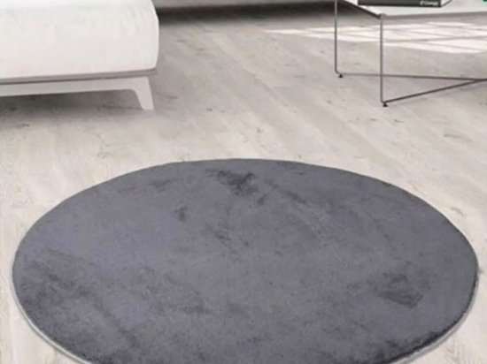 Χαλί Oval Plush 202BLY1364 Dark Grey Conceptum Hypnose 80X80cm Round