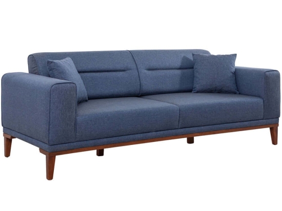 Καναπές - Κρεβάτι Τριθέσιος Liones 867UNQ1372 223x94x82cm Dark Blue