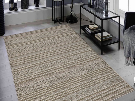 Χαλί W1120 213HFT2194 Beige-Grey Conceptum Hypnose 100X150cm