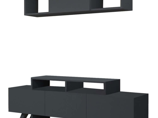 Σύνθεση Τηλεόρασης Alwin 505CRL1919 150x31,6x49cm Anthracite