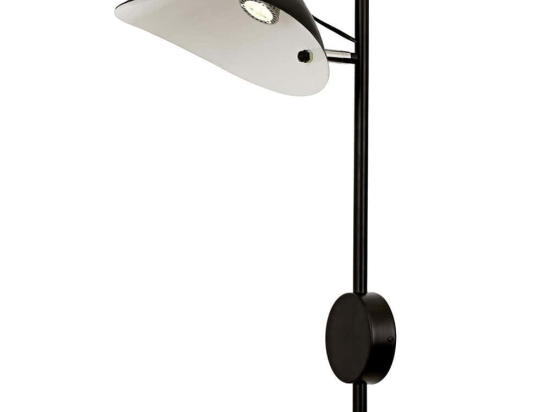 Φωτιστικό Τοίχου - Απλίκα 301AUR1524 21x30x60cm 1xE14 40W Black Opviq