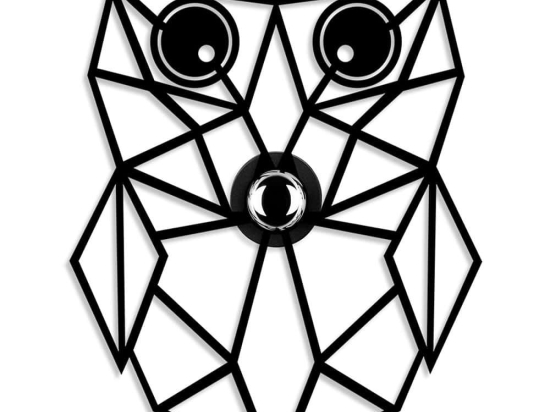Διακοσμητικό Φωτιστικό Τοίχου Owl 526SHD1172 39x9x49cm 1xE27 40W Black Opviq