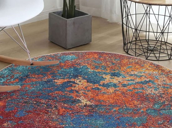 Χαλί Woopamuk528 599HFT5455 Multi Conceptum Hypnose 180X180cm Round