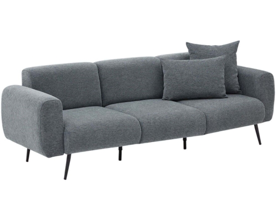 Καναπές Τριθέσιος Side 825BLC2855 235x82x77cm Anthracite