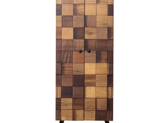 Παπουτσοθήκη - Ντουλάπι Kofin 854KLN4724 51x32x140cm Brown Μοριοσανίδα, Μέταλλο