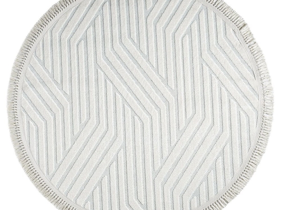 Χαλί Sosa 9001 614CCL4367 White Conceptum Hypnose 115X115cm Round