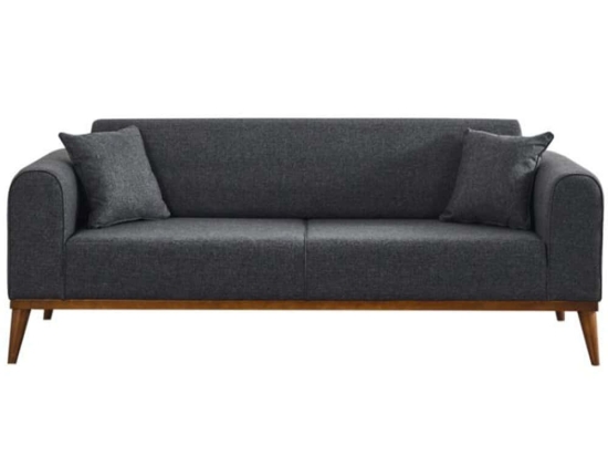 Καναπές - Κρεβάτι Τριθέσιος Cofi 560ARE2905 222x90x80cm Anthracite