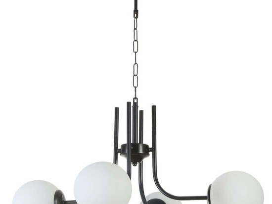 Φωτιστικό Οροφής Nevada 846STL5174 Φ65x70cm 4xE27 40W Black-White Opviq