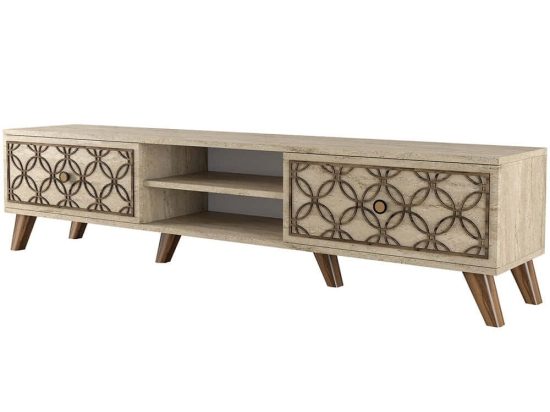 Έπιπλο Τηλεόρασης Class 845HCT5599 180x37x44cm Travertine Beige