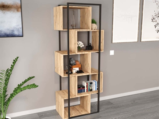 Ραφιέρα Δαπέδου Dekoratif 285LCV1711 70x34x175cm Pine