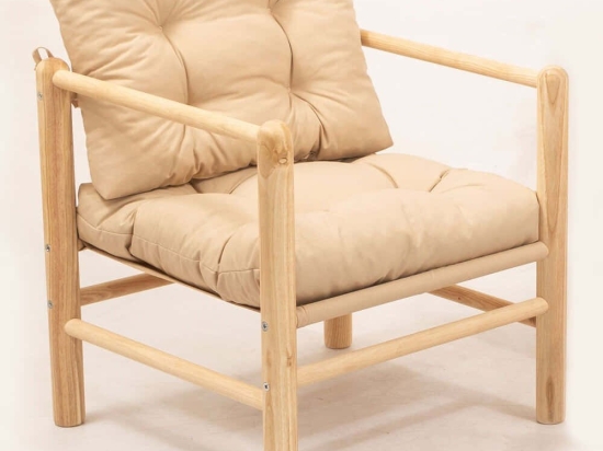 Πολυθρόνα 644MYD1168 51x51x86cm Cream