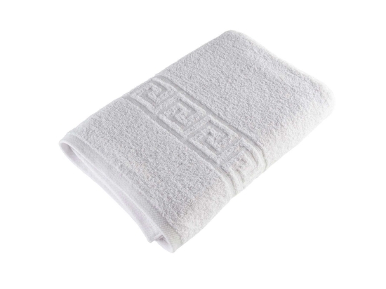 Πετσέτα Ξενοδοχείου Μαίανδρος White 100% Cotton 500gsm Σώματος 70x140cm 100% Βαμβάκι