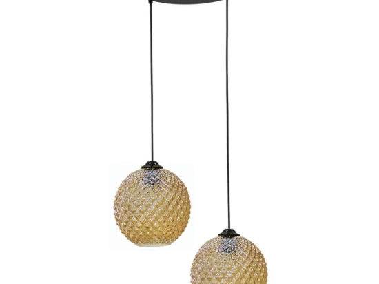 Φωτιστικό Οροφής GL-5010 02-0288 2/Ε27 Φ36x82cm Honey Heronia