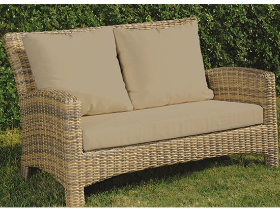 Καναπές 2 Θέσεων 176291 Beige 127X84X84 cm Διθέσιος
