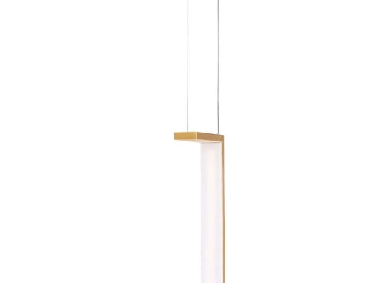 Φωτιστικό Οροφής Κρεμαστό 01380-03 6W LED 3000K 480Lm Gold Luma
