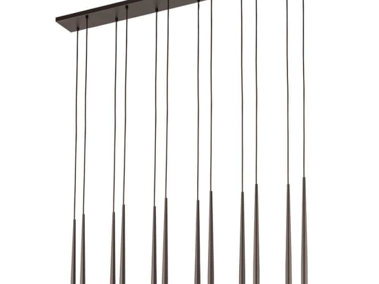 Φωτιστικό Οροφής - Ράγα Piano 10111 120x12x140cm 12xG9 8W Brown TK Lighting