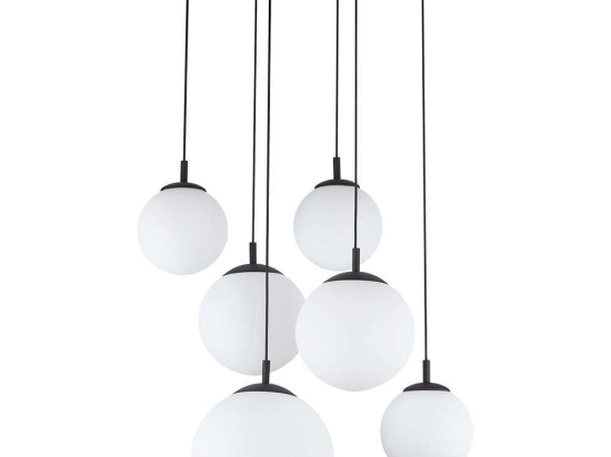 Φωτιστικό Οροφής Esme 4793 77x47x140cm 6xE27 15W Black-White TK Lighting