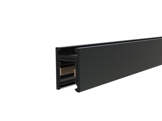 Μαγνητική Ράγα Mini Οροφής / Κρεμαστή TMS2MB 24V DC 2Μ Black Aca
