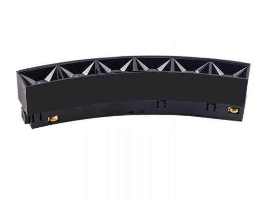 Μαγνητικό Φωτιστικό Grille 22092 60cm 8W 3000K 780Lm Dimmable Για 48V Καμπυλωτές Μαγνητικές Ράγες Black