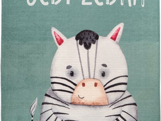 Χαλί Παιδικό Greta 614 Zebra Mint Obsession 115X170cm