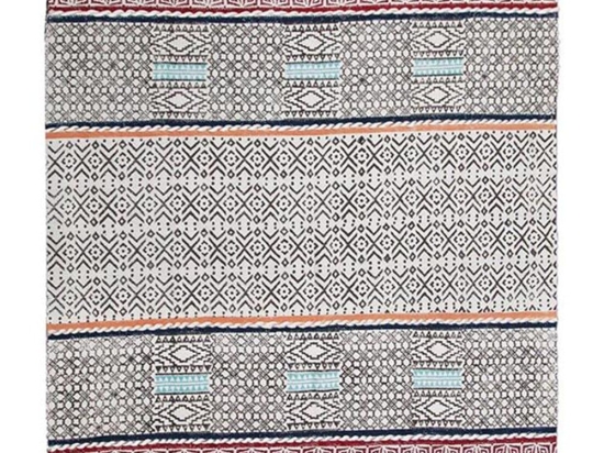 Χαλί Art 457 Χειροποιήτο Black-Red New Plan 70X140cm