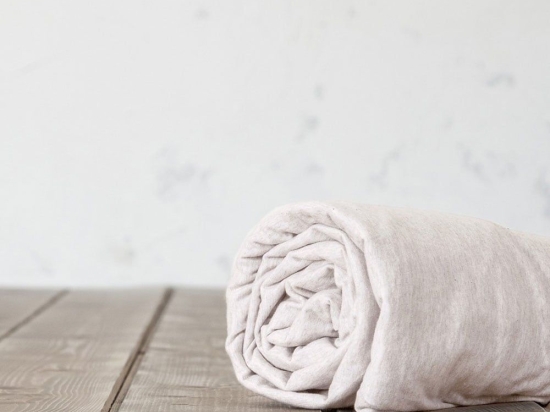 Σεντόνι Naem Beige Nima Μονό 170x260cm 100% Βαμβάκι
