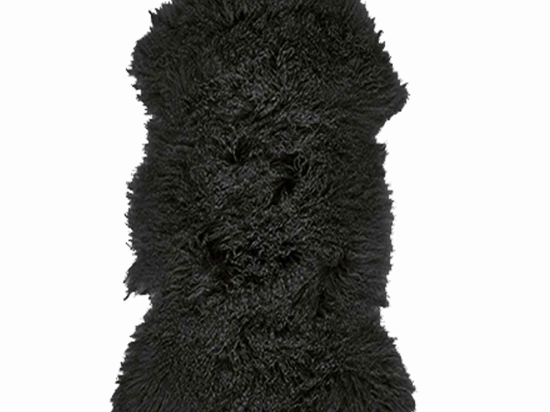 Χαλί Pelle Tibet Black Carpet Couture 55X90cm
