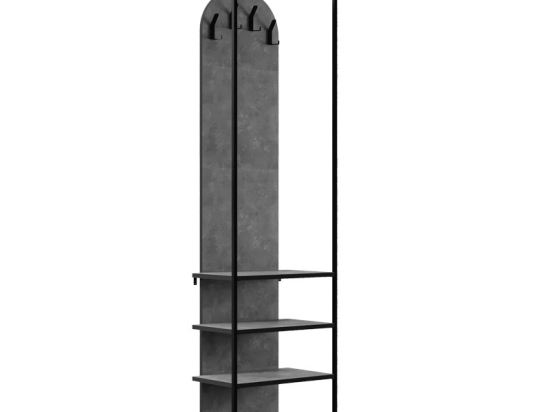 ΕΠΙΠΛΟ ΕΙΣΟΔΟΥ ARCHY PAKOWORLD ΜΕΛΑΜΙΝΗΣ ΑΝΘΡΑΚΙ 53X32X180ΕΚ